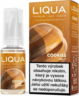 Liquid LIQUA Elements Cookies 10ml-6mg (Sušenka)