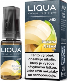 Liquid LIQUA MIX Banana Cream 10ml - 18mg