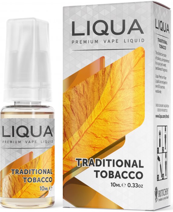 Liquid LIQUA Elements Traditional Tobacco 10ml-0mg (Tradiční tabák)