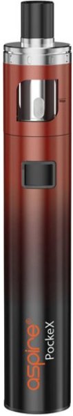 E- cigareta aSpire PockeX AIO 1500mAh ANNIVERSARY EDITION Black Red