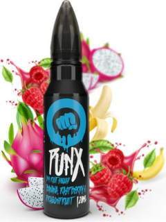 Příchuť Riot Squad PUNX Shake and Vape 20ml Banana, Raspberry & Dragonfruit