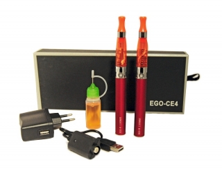  Elektronická cigareta eGo CE 4 1100 mAh 2ks Červená