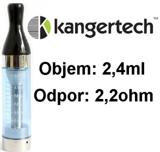 Clearomizer CC/T2 Kangertech 2,4ml 2.2ohm Blue