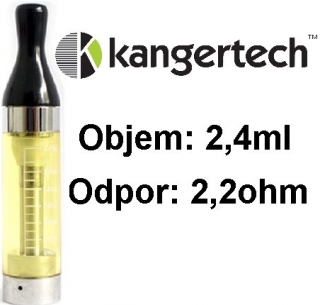 Clearomizer CC/T2 Kangertech 2,4ml 2.2ohm Yellow