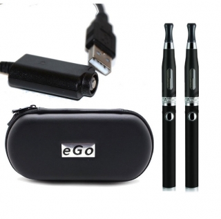 GoTech Elektronická cigareta eGo ce5-S bezknotová 1100mAh 2ks Černá
