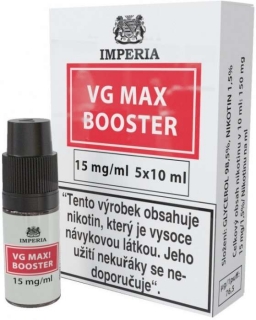 VG Max Booster CZ IMPERIA 5x10ml VG100 15mg