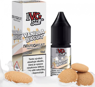 Liquid IVG SALT Vanilla Biscuit 10ml - 20mg