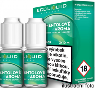 Liquid Ecoliquid Premium 2Pack Menthol 2x10ml - 20mg