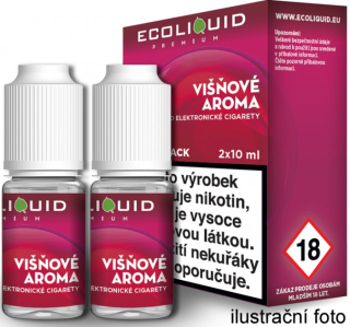 Liquid Ecoliquid Premium 2Pack Cherry 2x10ml - 18mg (Višeň)