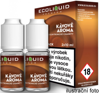 Liquid Ecoliquid Premium 2Pack Coffee 2x10ml - 18mg (Káva)
